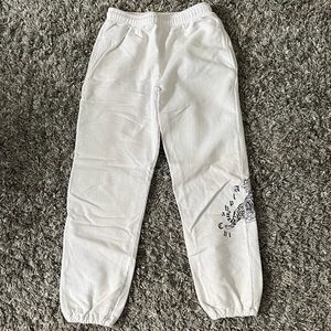 Alpha Chi White Sweatpants